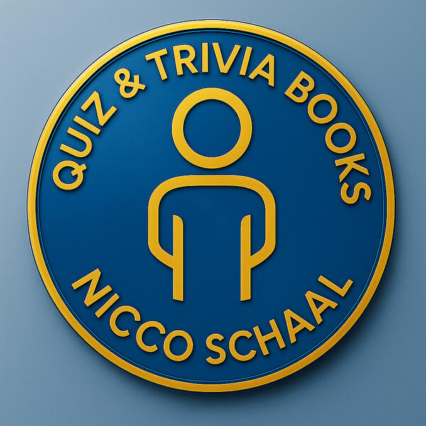 Logo for Quiz and Trivia Books by Nicco Schaal, available on Amazon.