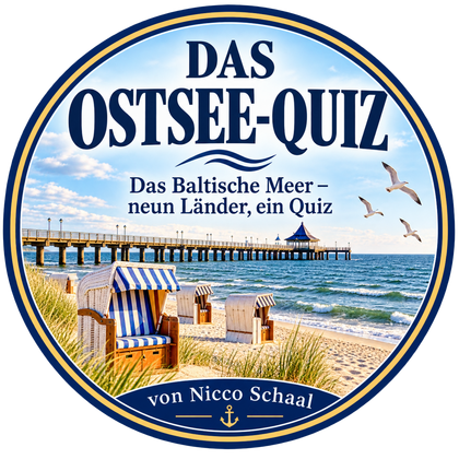 DAS OSTSEE-QUIZ nimmt dich mit auf eine unterhaltsame Entdeckungsreise rund um das Baltische Meer. Erlebe die Ostsee von Deutschland bis Finnland.